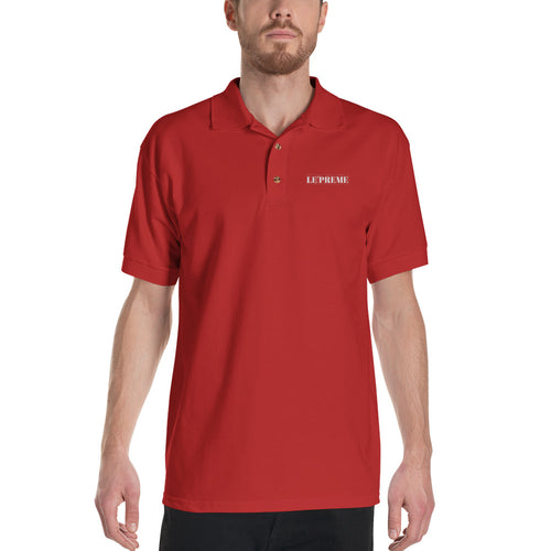 Le'preme Red Mens Polo