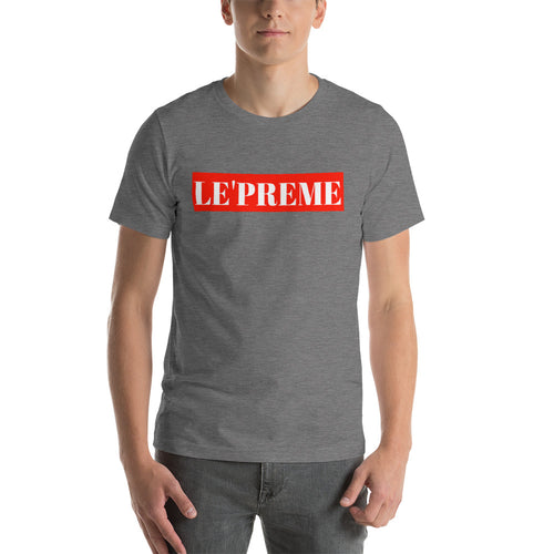 Le'preme Grey Mens T-Shirt