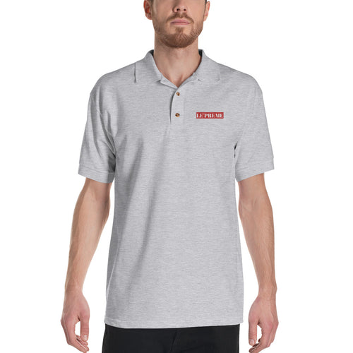 Le'preme Grey Mens Polo