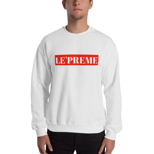 Le'preme White Sweatshirt