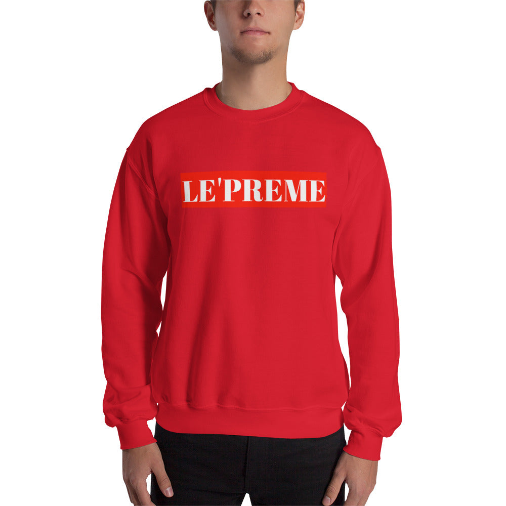 Le'preme Red Sweatshirt