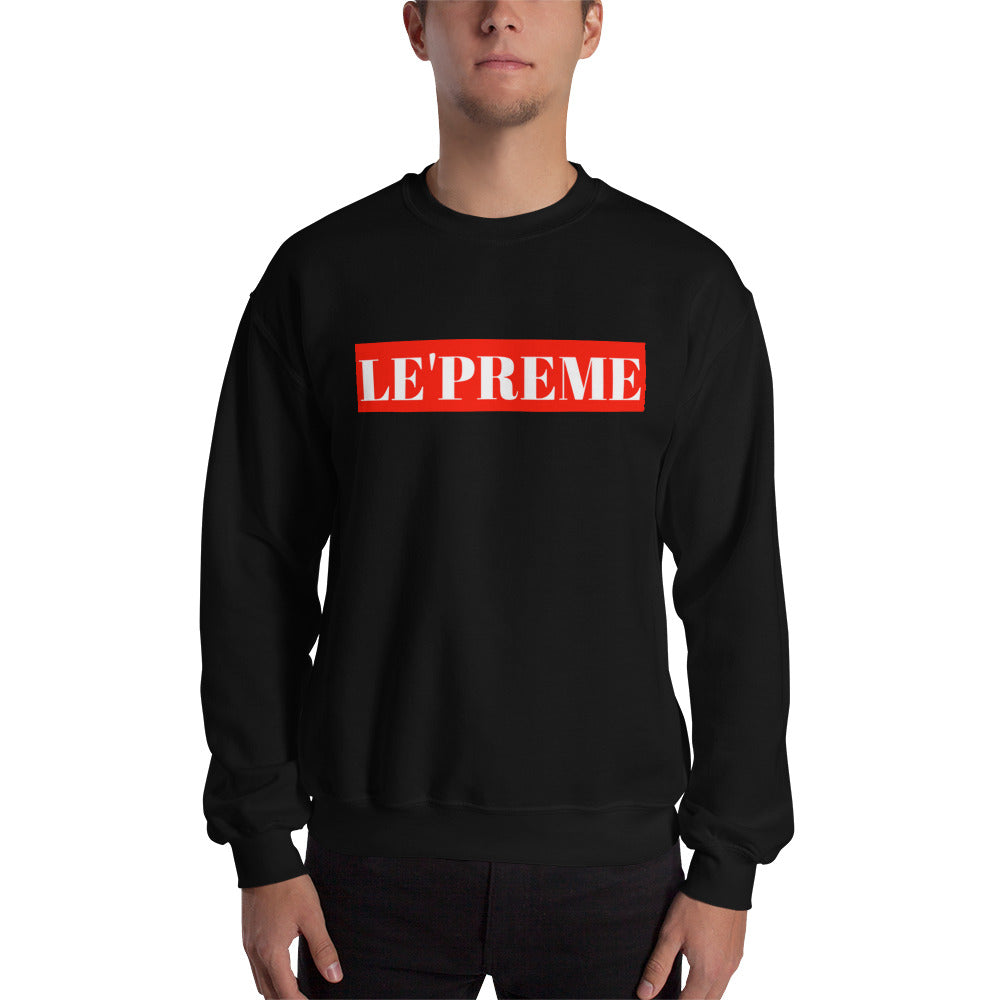 Le'preme Black Sweatshirt