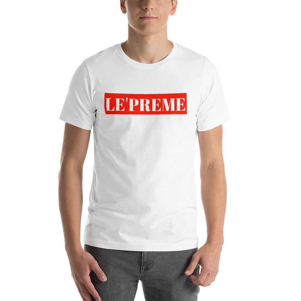 Le'preme White Mens T-Shirt